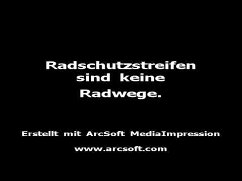 Unzweckmäßige Radschutzstreifen in