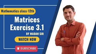 Exercise 3.1 complete| Matrices| Solution of questions 1 to 10 | #mindsparkbyms