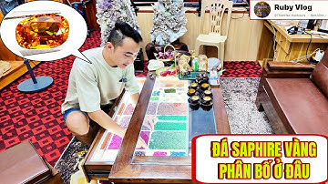 ĐÁ SAPHIRE VÀNG PHÂN BỐ Ở ĐÂU ?