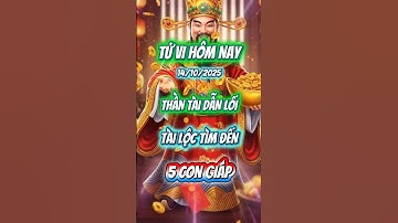 Tử Vi Hôm Nay, Ngày 14/10/2025, Thần Tài Dẫn Lối, 5 Con Giáp May Mắn Nhất #tửvihômnay