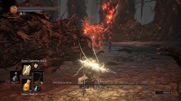 Dark Souls 3 The  Convergence Mod 1.4.6 Old Demon King Boss Kill (Great Lightning Spear)