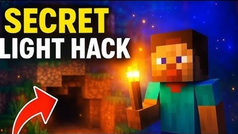 Minecraft Secret Light Hack!🤯 You Must Try!