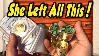 She left a COIN COLLECTION in the DECEASED OWNER locker I bought at the abandoned storage auction!