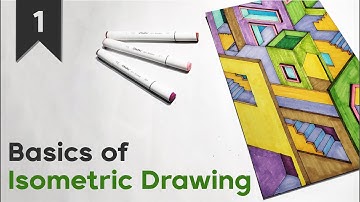 Basics of isometric drawing | 3-Dimensional drawing | Beginner tips | Part-1 | The Stylize Craft