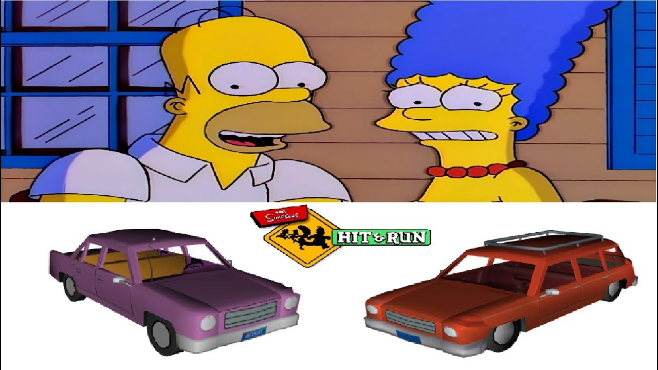 Station Wagon of Marge and Sedan of Homer