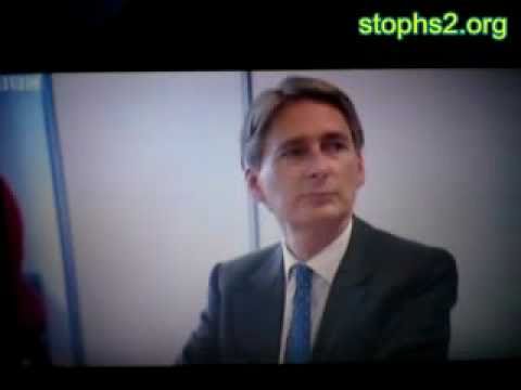 Stop HS2- BBC Midlands Today reports on Philip Hammond visiting Warwickshire, 22nd September 2010.