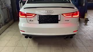 Full Audi A3 sedan 1.4 straight pipe dsg fart Update