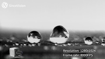 Droplet Fusion in Slow Motion (8,000 FPS) | High-Speed Camera Mini Series| Application | SinceVision