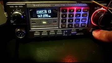 Kenwood TR-7950 Display retrofit Arduino - now with CTCSS Tones !! (Work In Progress). Update Jan/23