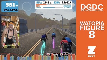 Zwift racing PRO’s SPICIER than I bargained for! // Watopia Figure 8