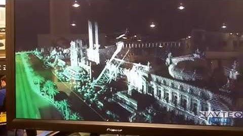 CES 2010 - Navteq Shows Off LIDAR-based 3D Street Mapping