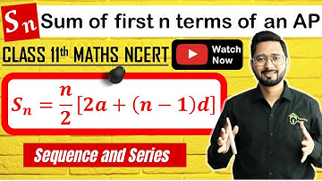 Sum of first n terms of an AP | Sum of n terms of an Arithmetic Progression |  Arithmetic Series