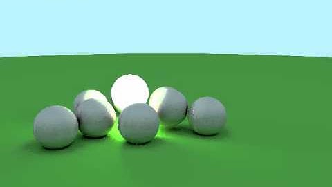 Real-time path tracing + Bullet Physics Collapsing Stack