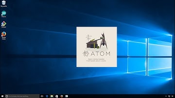 How to install Atom editor in on Windows 10