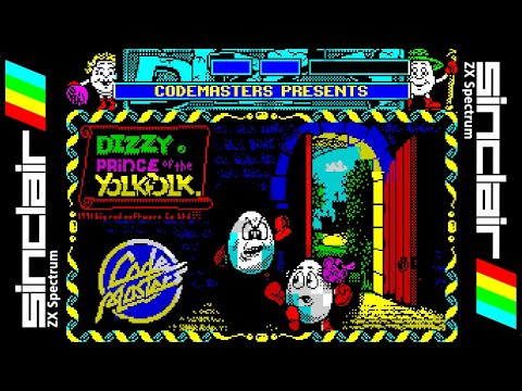 GAMEFAIR×LIDDESDALE ドッキングコートゲームフェアリデスデイル DIZZY VI - PRINCE OF THE YOLKFOLK (1992) Walkthrough, ZX