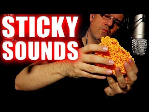 ASMR | Sticky Sounds | Floam | Adhesive Tape | Lint Roller | NO TALKING