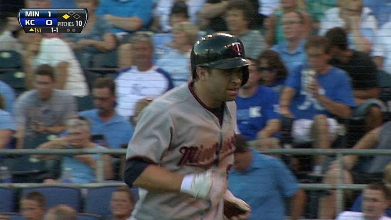 MIN@KC: Duffy's wild pitch puts Twins ahead in first