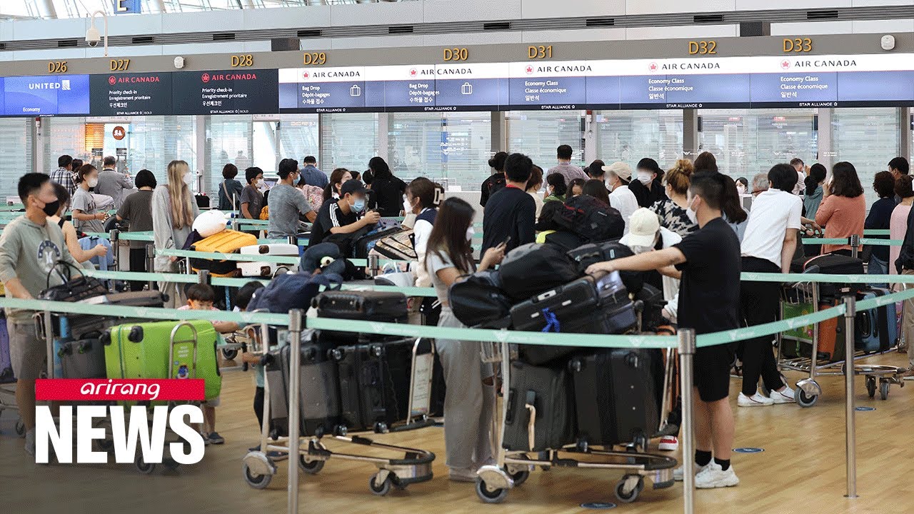 One month since flight and airport restrictions are lifted, international traveling is picking up