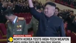 North korean leader kim jong un observed the successful test of an
unspecified "newly developed ultramodern tactical weapon." world is
one news, wion exa...