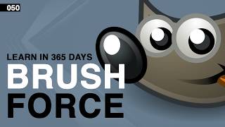 Brush Spacing and Force in Gimp