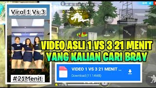 VIDEO 1 VS 3 21 MENIT YANG VIRAL DI TIKTOK😱