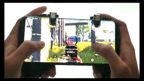 4 Trigger Mobile Game Controller with Cooling Fan Adjustable Stand for PUBG Call of Duty fortnite