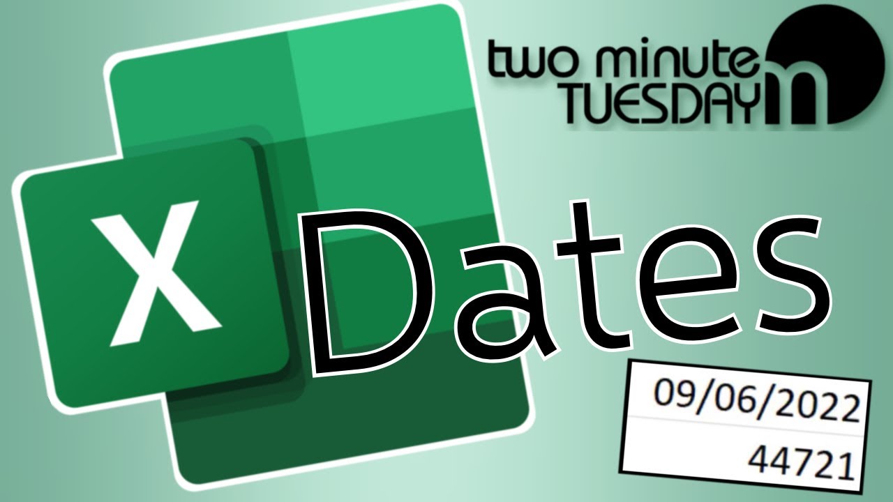 How Excel Handles Dates | Two Minute Tuesday