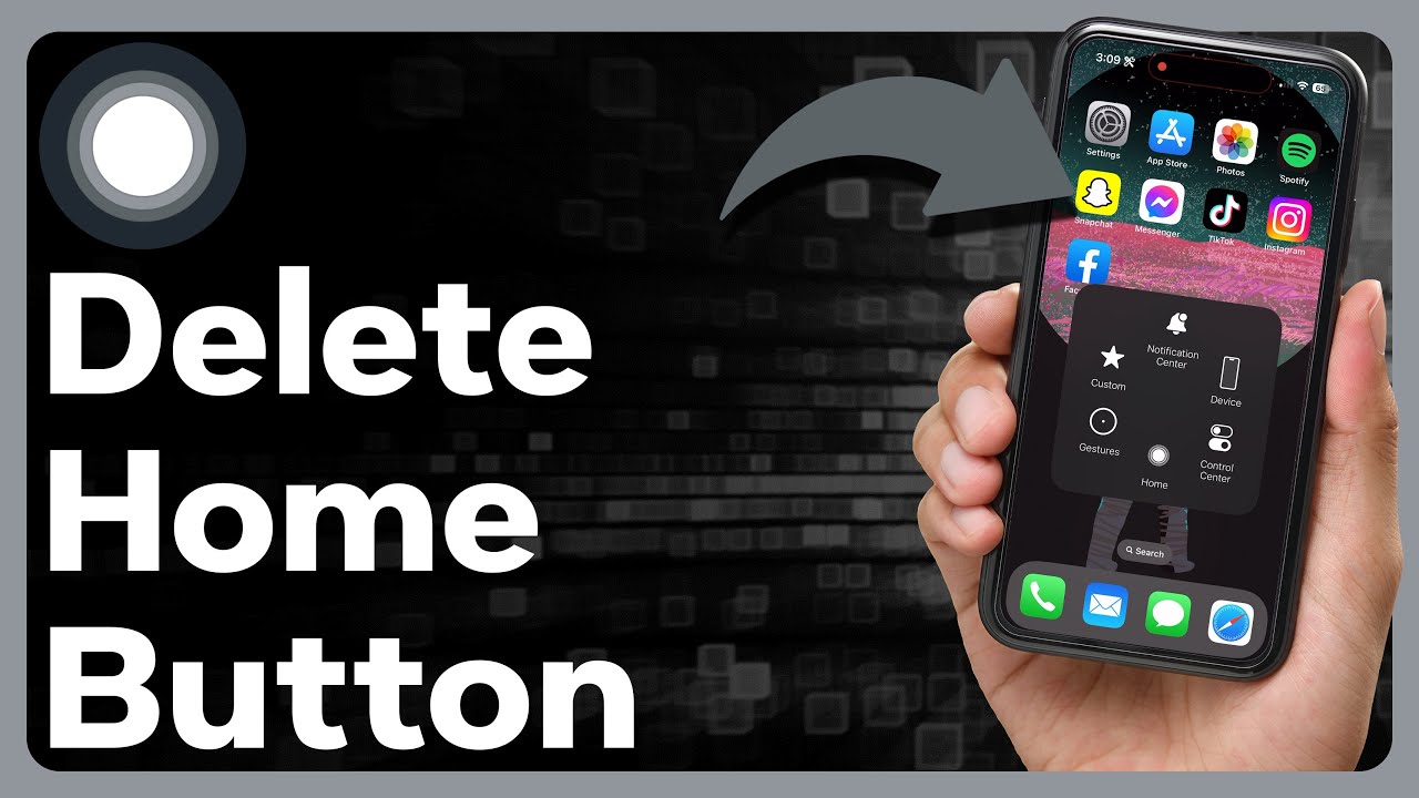 How To Delete Home Button On IPhone YouTube