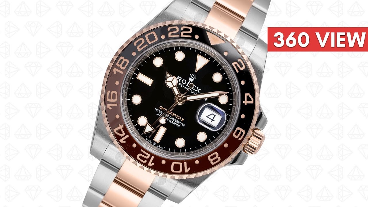 rolex gmt master ii oystersteel and everose gold