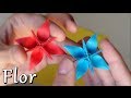 Flor Estrella Fantástica de Papel - Origami