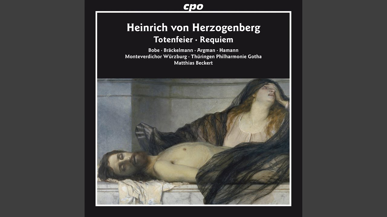 YouTubeでTotenfeier, Op. 80: Der Herr hat's gegeben (Bass, Chorus)を視聴 YouTubeでTotenfeier, Op. 80: Der Herr hat's gegeben (Bass, Chorus)を視聴