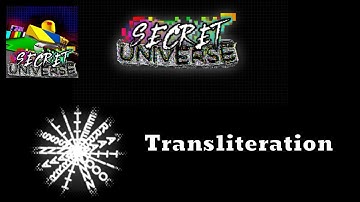 Transliteration Badge - Secret Universe - Roblox (by Feodoric) 