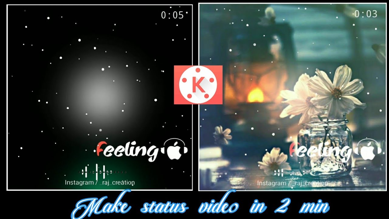 How to make square size whatsapp status editing video|| kinemaster Tutorial video||by Rajeditz