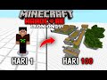 Aku Bertahan Hidup 100 Hari Minecraft Hardcore tapi iron block only