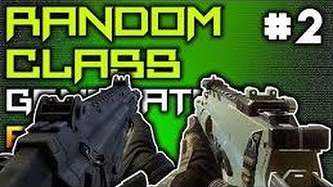 Call Of Duty Black Ops 2 Random Class Generator