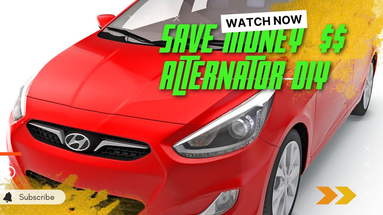 How to Replace Alternator of Hyundai Accent/Kia Rio 20122017 YouTube