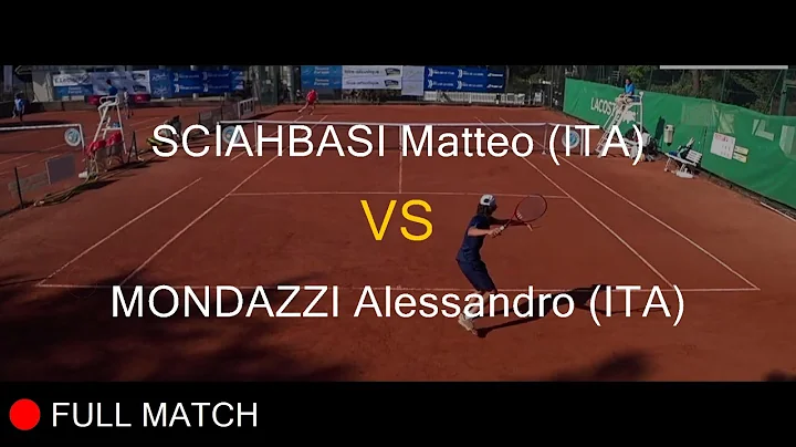 SCIAHBASI Matteo (ITA) VS MONDAZZI Alessandro (ITA...