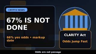 Polymarket CLARITY Act Odds Jump as Polymarket CLARITY Act Traders Price 2026