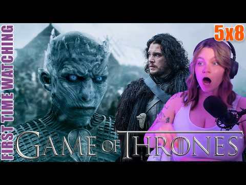 Game of Thrones 5x8 'Hardhome' Reaction | First Time Watching