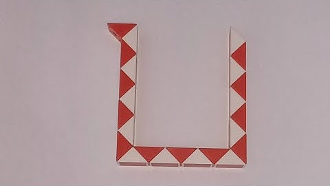 Make a Alphabet U with Snake Cube