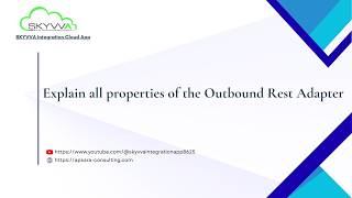 Explain all properties of the Outbound REST adapter