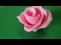 How to make a simple sugarcraft rose
