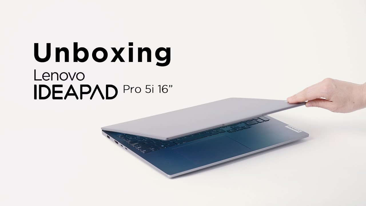 Unboxing the new Lenovo IdeaPad Pro 5i 16 2023