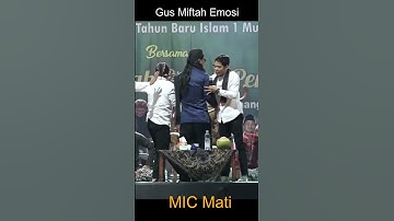 Gus Miftah Emosi, Mic Mati Cak Percil Cs