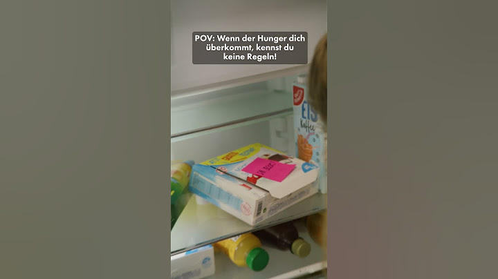 Wenn dich der Hunger überkommt... 😁