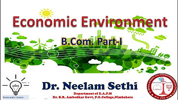 Economic Environment (Meaning and factors)
