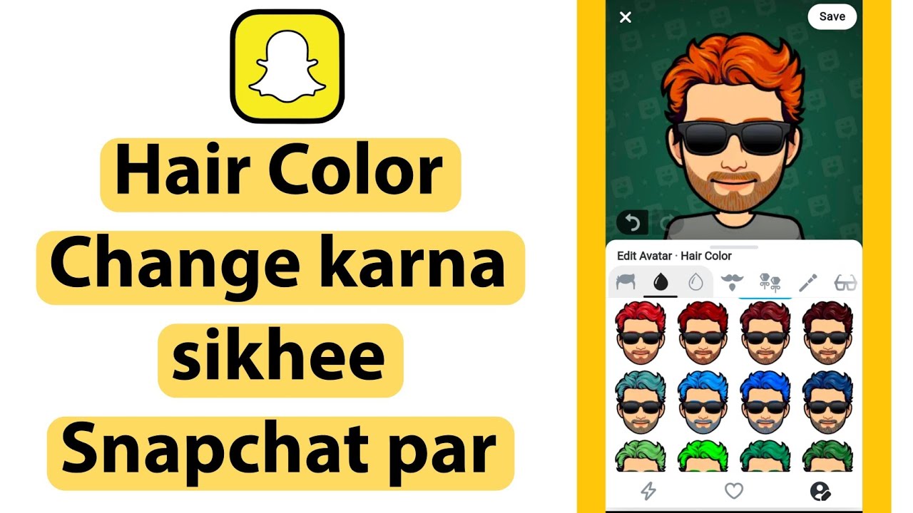 how to change hair color in snapchat | Snapchat me hair color kaise ...