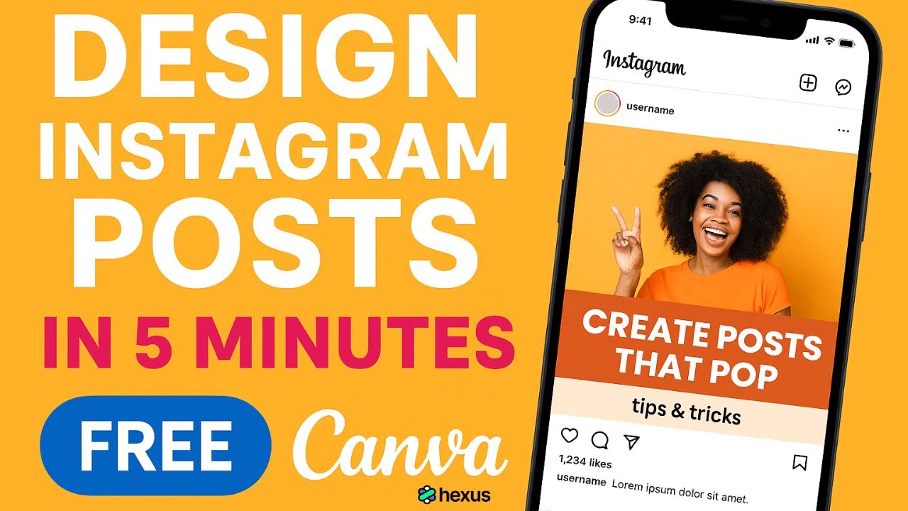 Design Instagram Posts in 5 Minutes (Canva Tutorial for Beginners ...