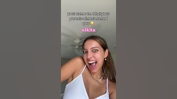 My name vs. what my parents almost named me 😳 #shorts