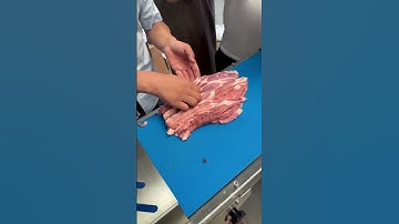 Fresh meat parallel slicing machine, meat processing equipment